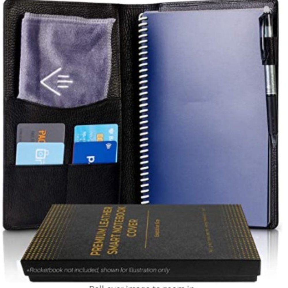 Genuine Leather Rocketbook Cover